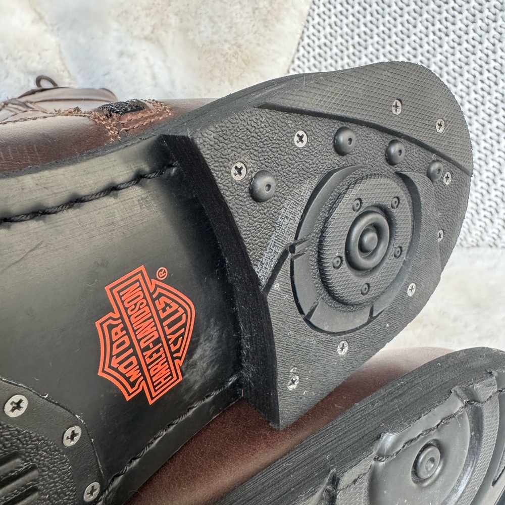 Harley-Davidson® Women's Kirtland Ride Brown Motorcycle Boots D87307 - Picture 10 of 13